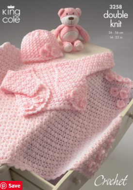 *Pattern  3258   Crochet  King Cole