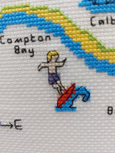 Load image into Gallery viewer, Modern Isle of Wight cross stitch