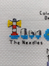 Load image into Gallery viewer, Modern Isle of Wight cross stitch