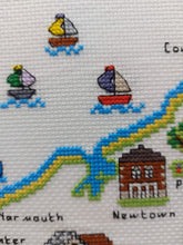 Load image into Gallery viewer, Modern Isle of Wight cross stitch