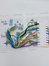 Load image into Gallery viewer, Modern Isle of Wight cross stitch