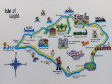 Load image into Gallery viewer, Modern Isle of Wight cross stitch
