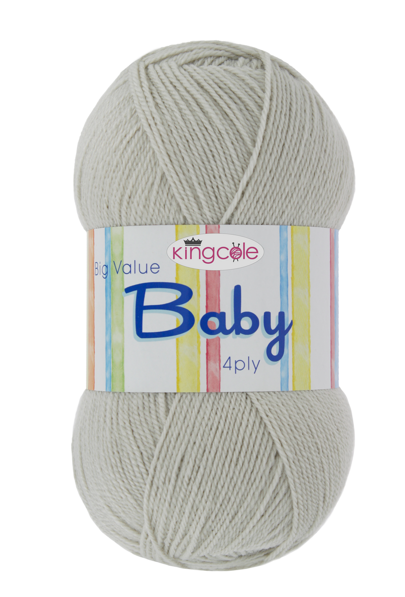 King Cole Big Value Baby 4 ply 100g – Isle of Wool