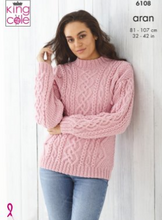 Load image into Gallery viewer, *Pattern 6108 Aran  King Cole