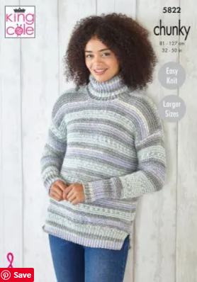 Pattern 5822  Chunky  King Cole