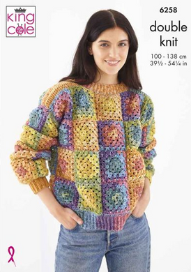 Pattern   6258  Crochet  King Cole