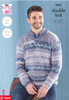 Pattern 5651  DK   King Cole