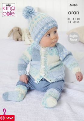 *Pattern 6048 Aran  King Cole