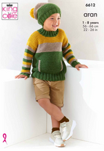 Load image into Gallery viewer, King Cole   Aran Pattern  6612