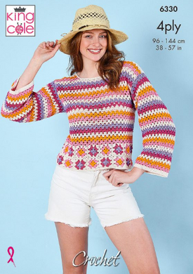 Pattern   6330 Crochet  King Cole