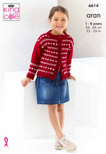 Load image into Gallery viewer, King Cole   Aran Pattern  6614