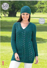 Load image into Gallery viewer, Pattern   4349 Aran  King Cole