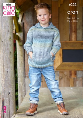 Pattern 6222  Aran  King Cole