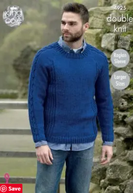 Pattern 4925  DK   King Cole