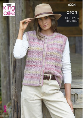 Pattern 6224  Aran  King Cole