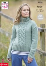 Load image into Gallery viewer, *Pattern 6098 Aran  King Cole