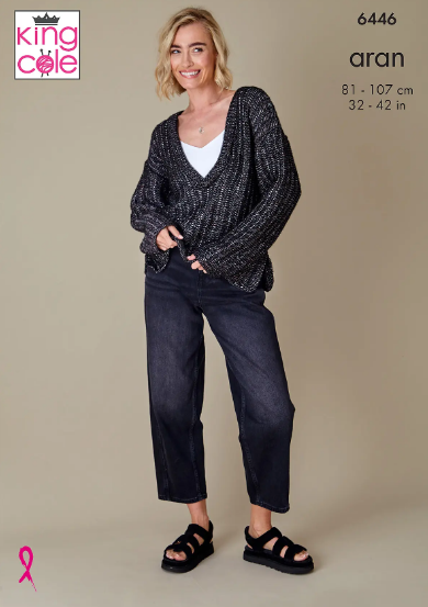 Pattern 6446  Aran  King Cole