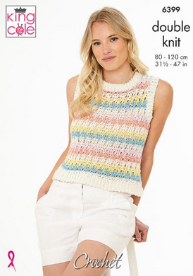 Pattern   6399 Crochet  King Cole