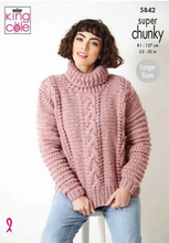 Load image into Gallery viewer, Pattern 5842   Super Chunky King Cole