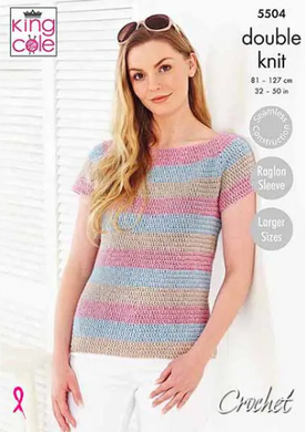 Pattern   5504  Crochet  King Cole