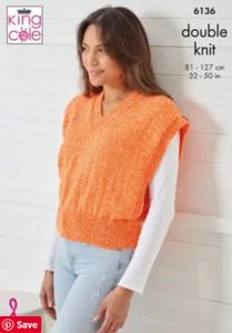 Pattern 6136  DK   King Cole