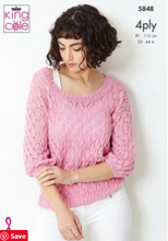 Load image into Gallery viewer, Pattern  5848  4ply  King Cole