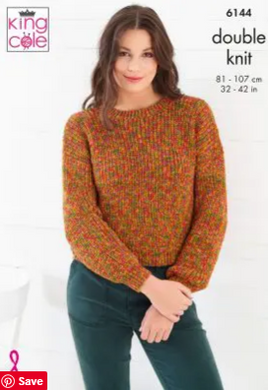 Pattern 6144  DK   King Cole