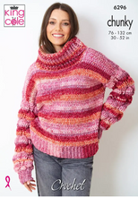 Load image into Gallery viewer, Pattern  King Cole  Crochet    6296