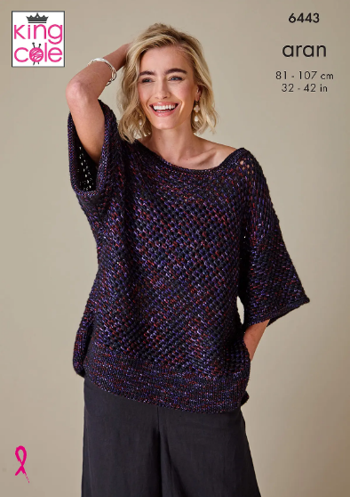 Pattern 6443  Aran  King Cole