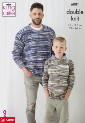 Pattern 6081  DK   King Cole