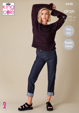 Pattern 6448  Aran  King Cole