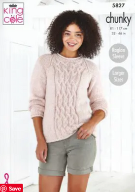 Pattern 5827  Chunky  King Cole