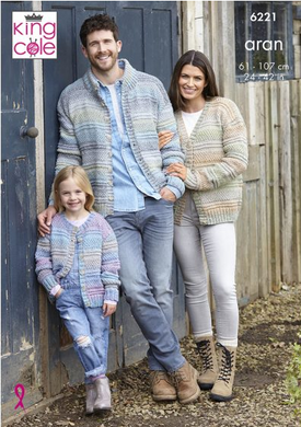 Pattern 6221  Aran  King Cole