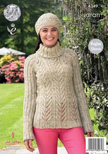 Load image into Gallery viewer, Pattern   4349 Aran  King Cole