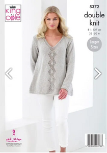 Pattern 5372  DK   King Cole