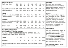 Load image into Gallery viewer, Pattern 5828 super chunky King Cole