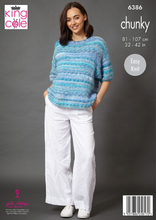 Load image into Gallery viewer, Pattern 6386  Chunky  King Cole