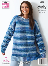 Load image into Gallery viewer, Pattern  King Cole  Crochet    6296