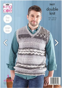 Pattern 5651  DK   King Cole