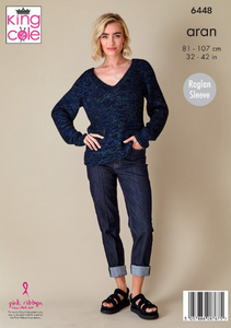 Pattern 6448  Aran  King Cole