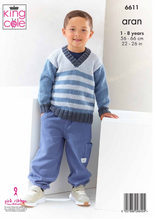 Load image into Gallery viewer, King Cole   Aran Pattern  6611