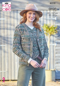 Pattern   6310 Aran  King Cole