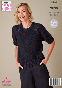 Pattern 6444  Aran  King Cole