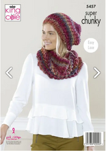 Load image into Gallery viewer, Pattern 5457   Super Chunky   King Cole