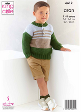 Load image into Gallery viewer, King Cole   Aran Pattern  6612