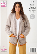 Load image into Gallery viewer, Pattern   6218   Super Chunky King Cole