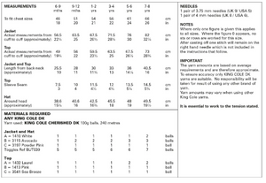 Pattern 5921  DK   King Cole