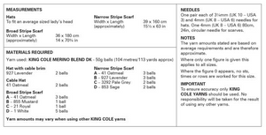 Pattern    6370  DK   King Cole
