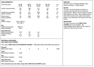 Pattern 6249  Chunky  King Cole