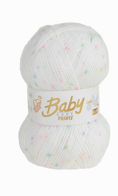 *Woolcraft Baby care Spot Print     Dolly mixture  634